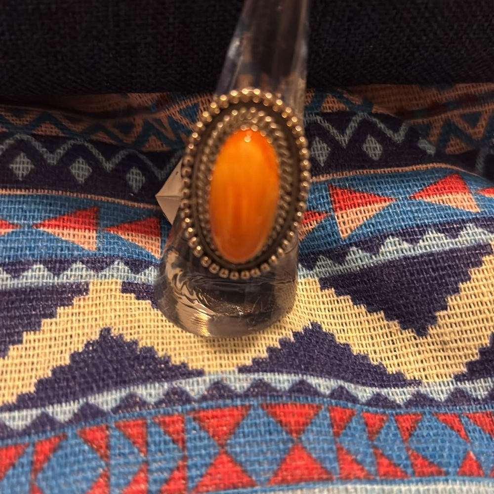 Spiny oyster sterling silver ring - Picture 6 of 8